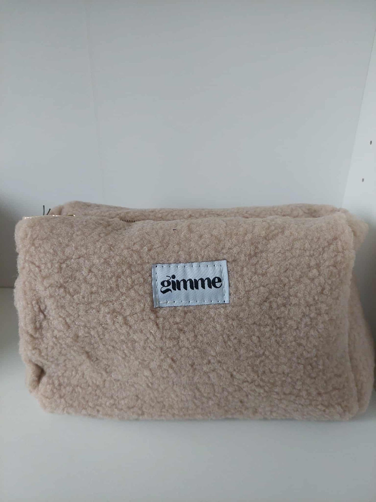 Teddy tasje beige