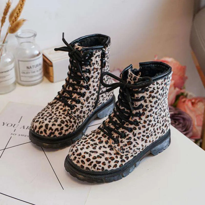 Bottines "Leopard"