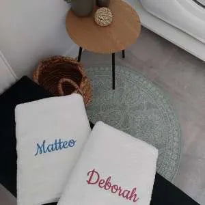 Douchelaken/badhanddoek - Personaliseerbaar