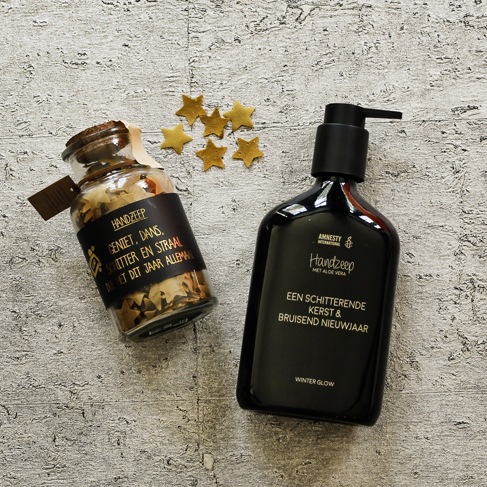 Handzeep "Filled with holiday spirit - Merry Christmas" - Geur: Winter Glow