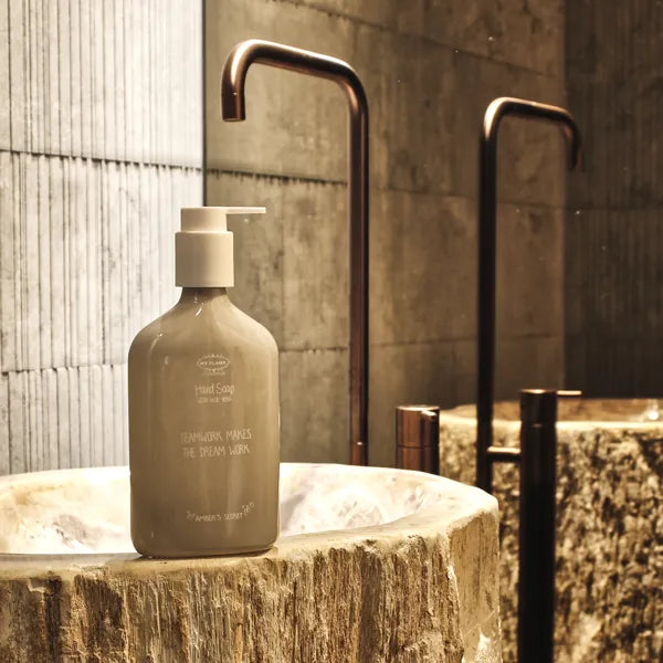 Handzeep "Teamwork makes the dream work" - Geur: Amber's secret