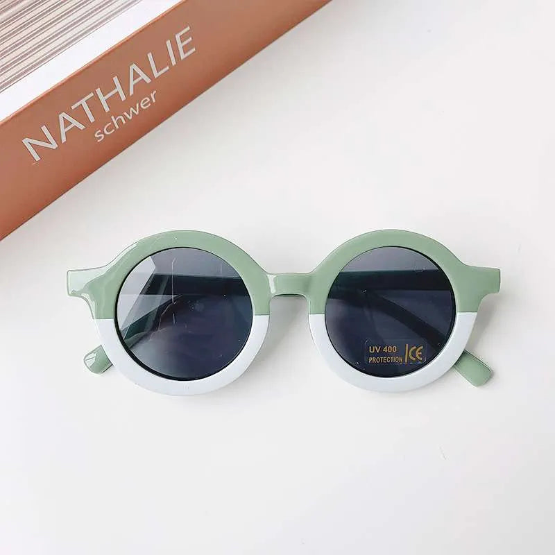Zonnebril "Mint & White"