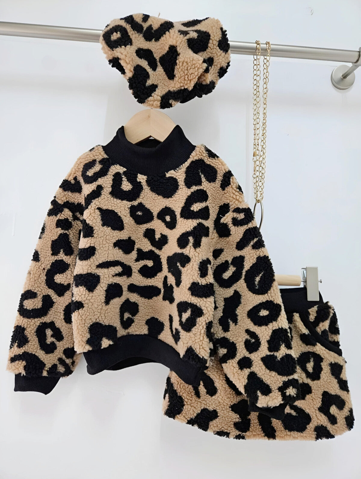 Setje Teddy Leopard