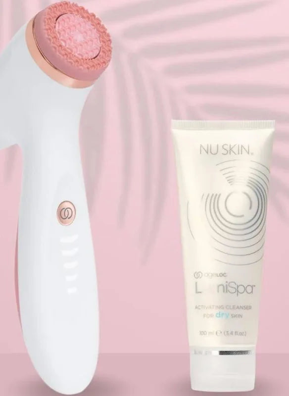 NuSkin - ageLOC LumiSpa iO rose gold Cleansing Kit – Belle et Bulles