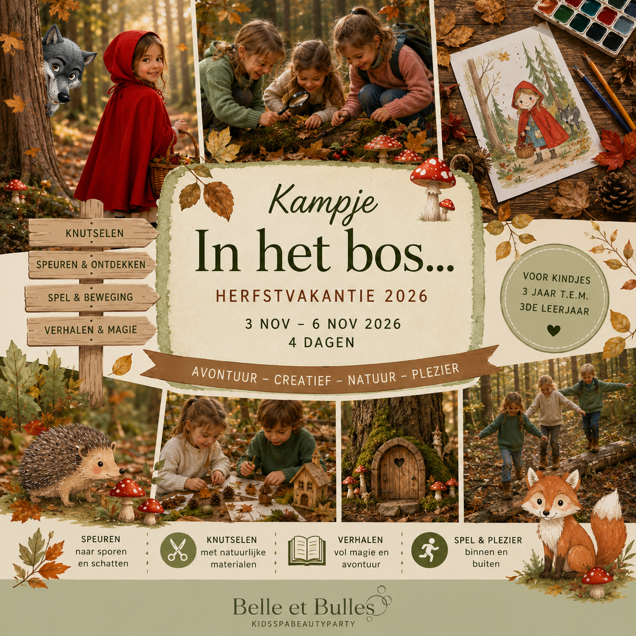 Kampje 'In het bos...'