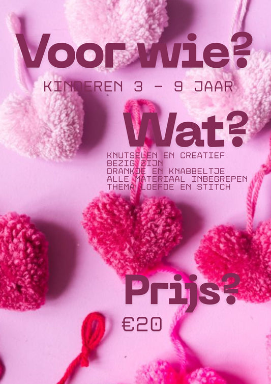 Crea workshop 'you are my favorite'