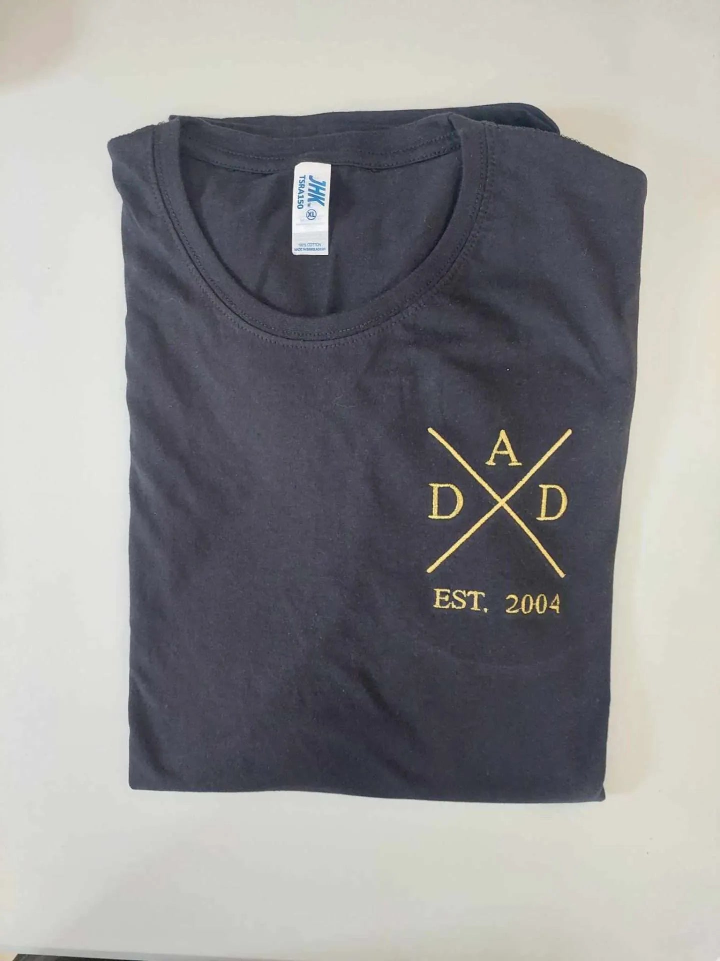Tshirt zwart "Dad est"