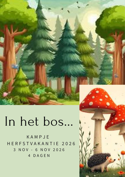 Kampje 'In het bos...'