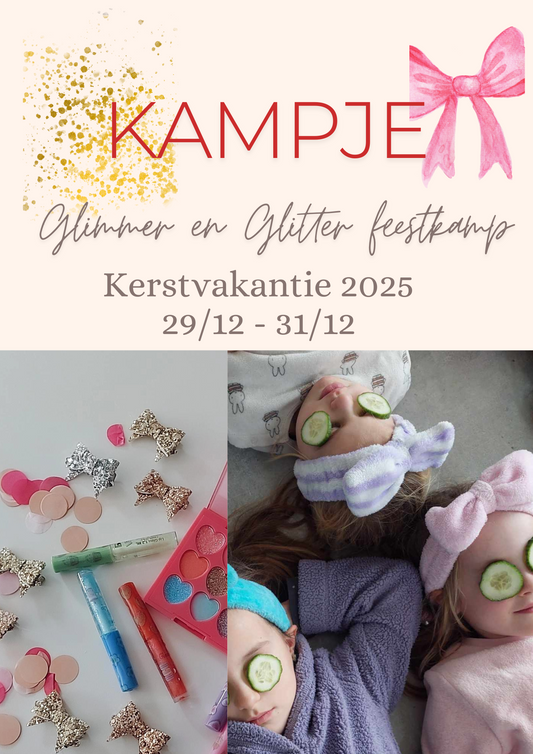 Kampje 'Glimmer en glitter feestkamp'
