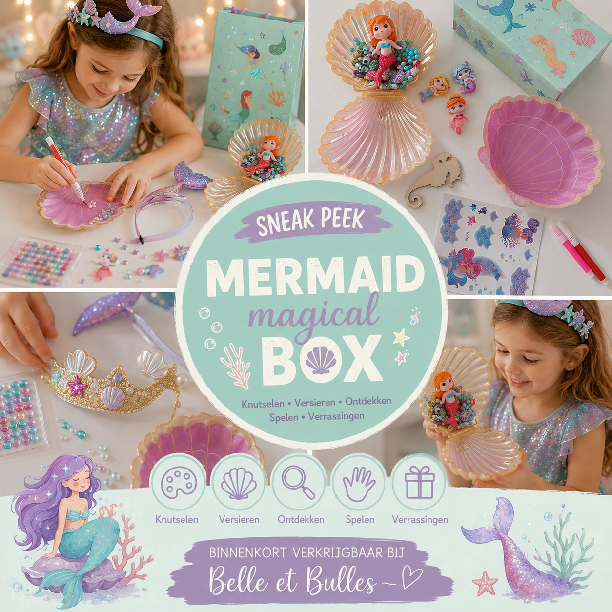 Magical mermaid box