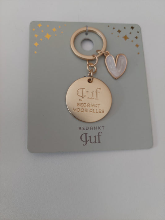 Sleutelhanger juf