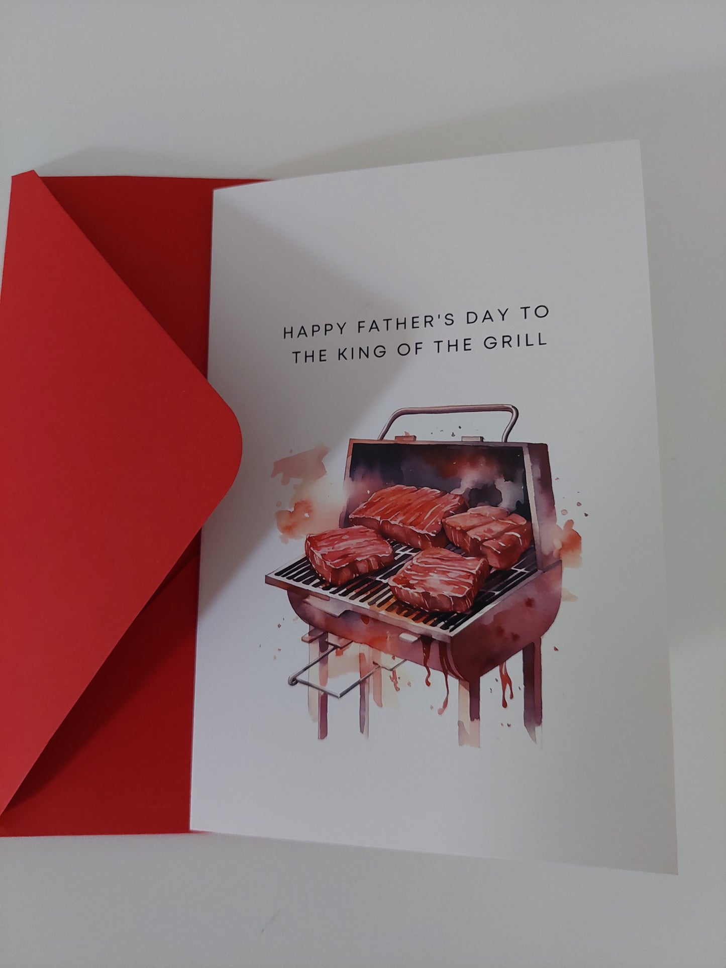 Wenskaart grillmaster