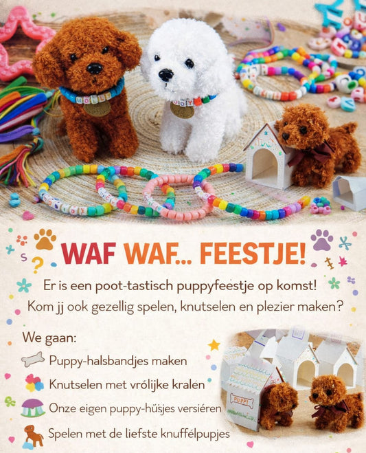 Workshop 'waf waf Puppy feestje'