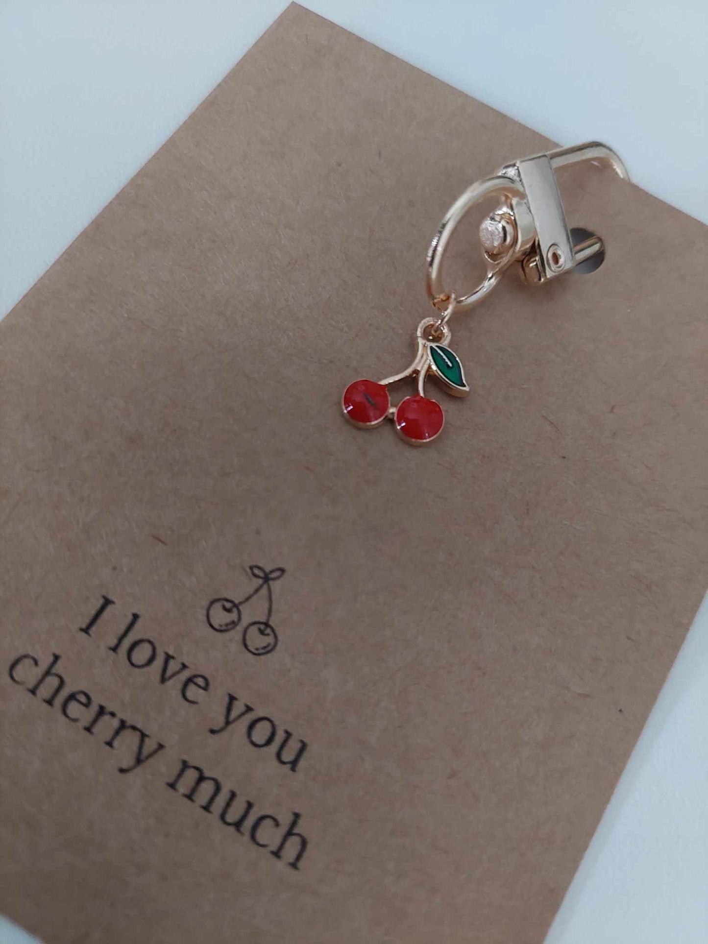 Sleutelhanger - i love you cherry much