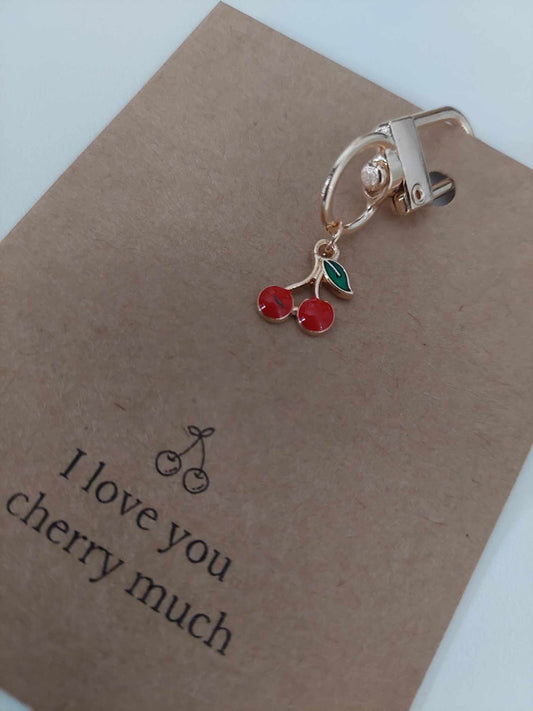 Sleutelhanger - i love you cherry much