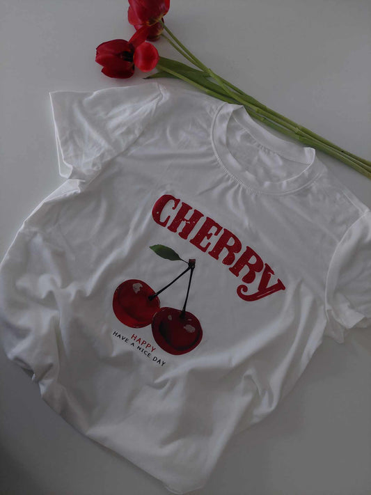 T shirt cherry dames
